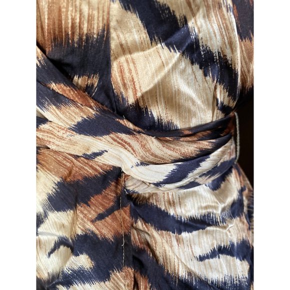 Lafayette 148 New York Tiger Print Blouse - Picture 6 of 15